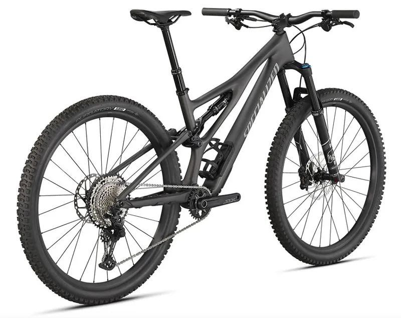 Specialized Stumpjumper Comp Carbon in Satin Smoke / Cool Grey / Carbon-2
